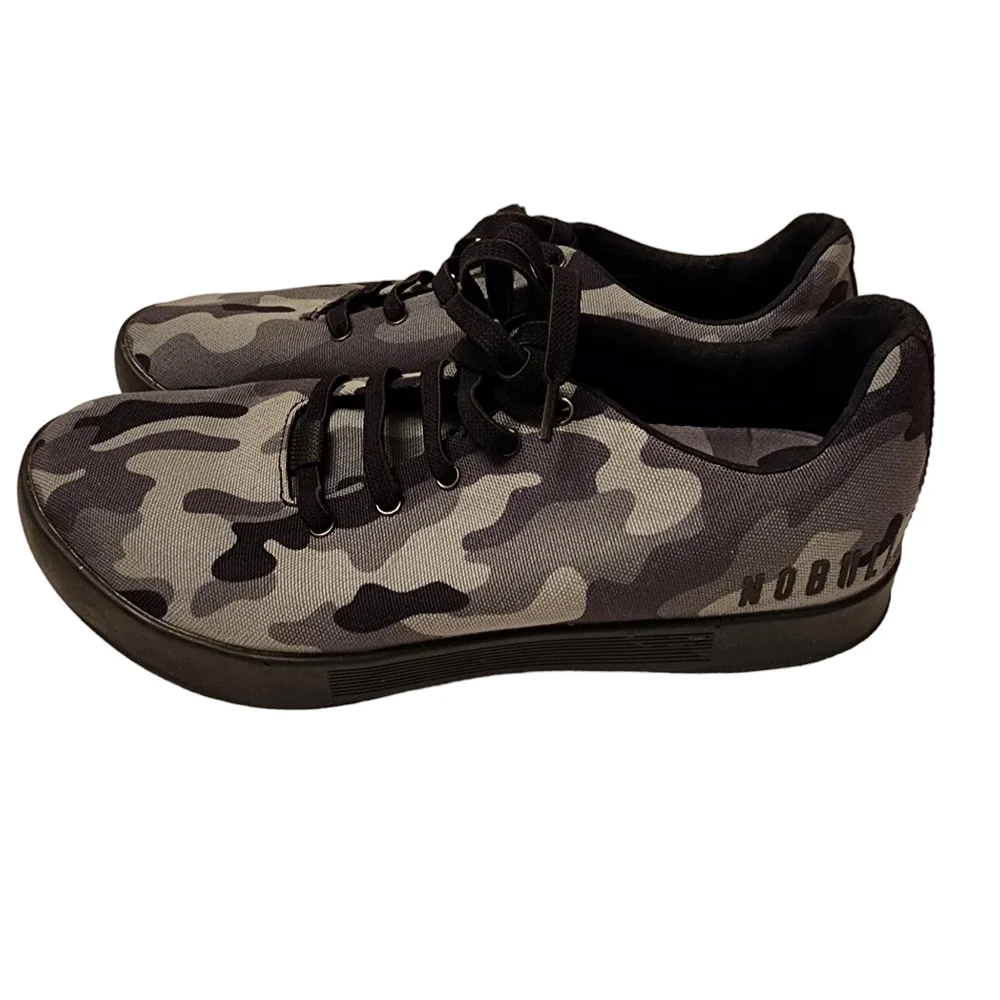 NOBULL Men’s Gray Camo Athletic Shoe